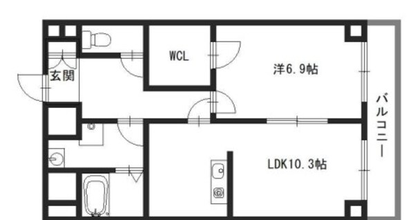 姫路駅 徒歩5分 9階の物件間取画像